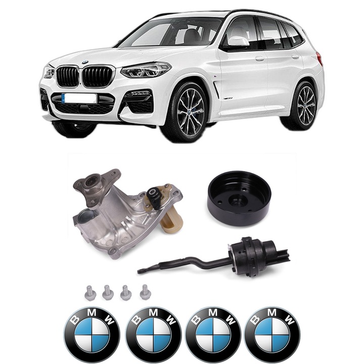 Pompa apa BMW Seria X3 (G01, F97, G08) xDrive M40 d din 2018-2020 KW 240 CP 326 CMC 2993, Auto, HEPU, 4x Stikere auto cu BMW