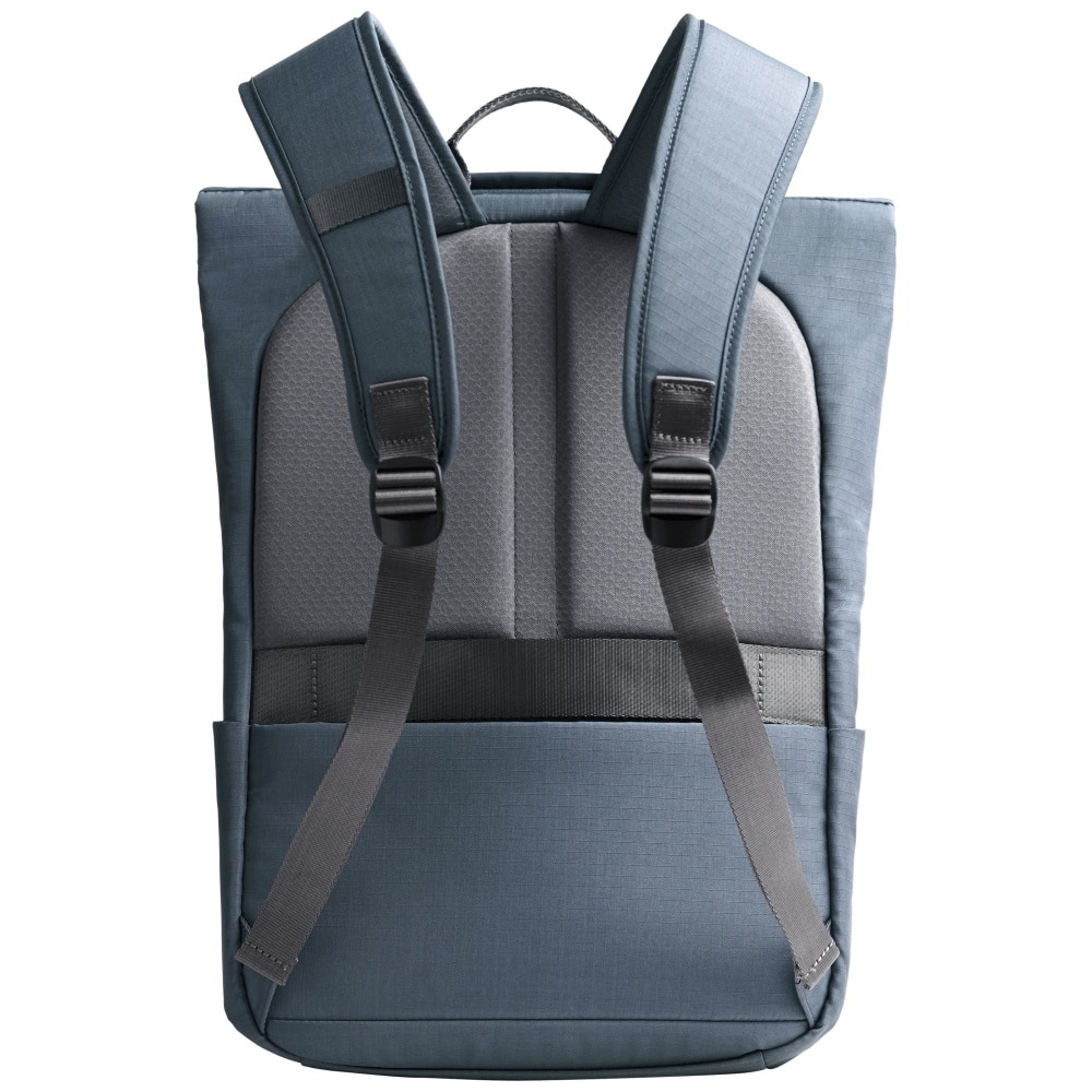 Rucsac pentru laptop waterproof Uniq Arden RPET, 24L, Compatibil cu laptop de 16 inch, 36.3 x 25.1 x 1.9 cm, Albastru