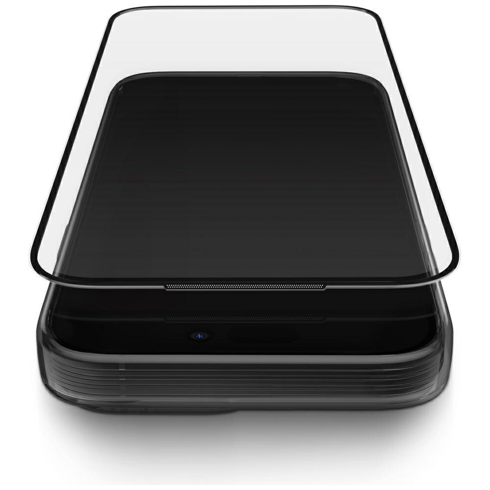 Sticla de protectie UNIQ Optix Vivid, securizata, rezistenta la socuri 1.8m, transparent, pentru iPhone 17