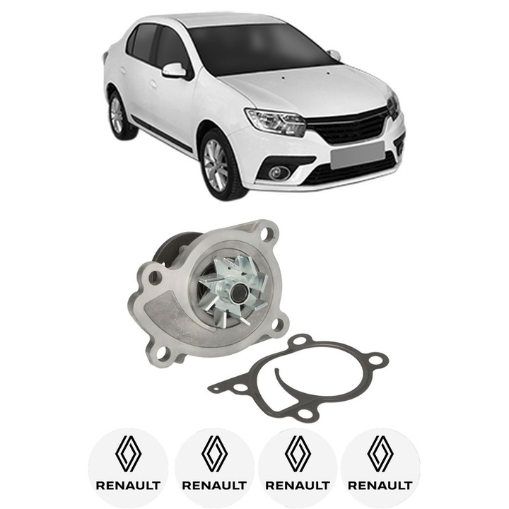 Pompa apa RENAULT THALIA III (L8_) 0.9 TCe din 2014 KW 66 CP 90 CMC 898, Auto, HEPU, 4x Stikere auto cu RENAULT