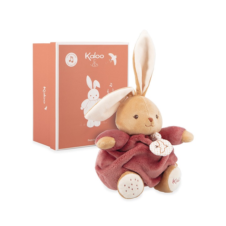 Iepuras de plus, Kaloo, Patapouf, cu sunete, 17 cm