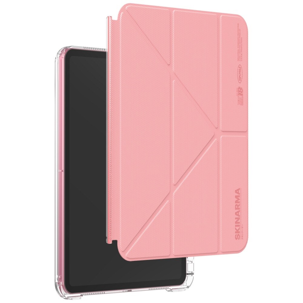 Husa iPad Skinarma Zeta, roz, nylon, pentru iPad 11" A16 (2025) / iPad 10.9" 10 gen. (2022)