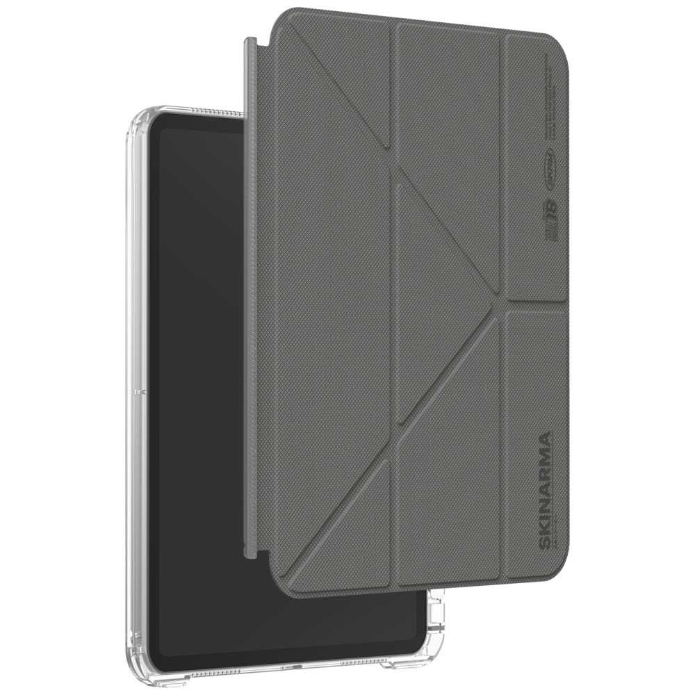Husa iPad Skinarma Zeta, nylon, gri, 11" A16 (2025) / 10.9" 10 gen. (2022)