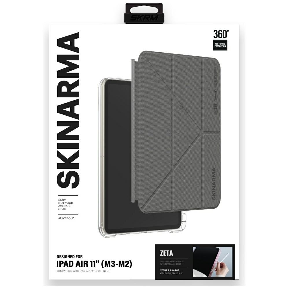 Husa tableta Skinarma Zeta, gri, nylon, pentru iPad Air 11"