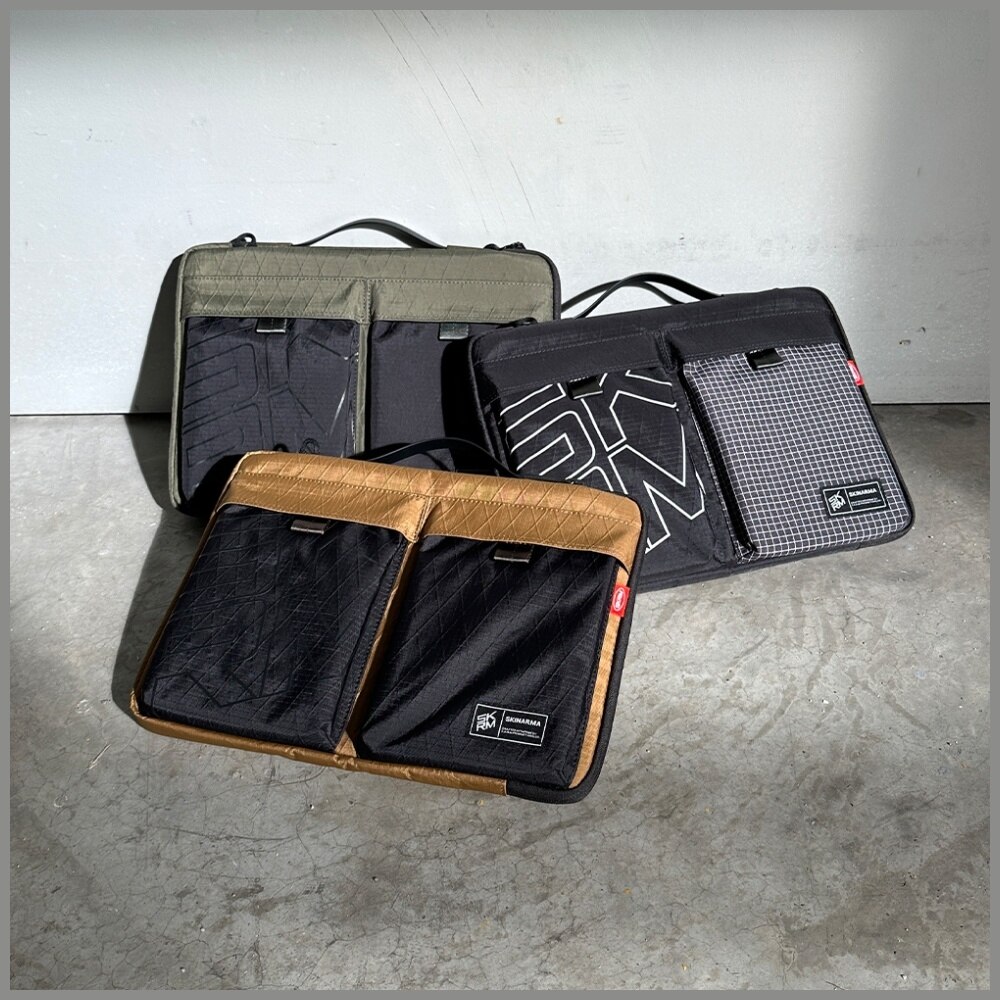 Torba laptop 14" Jager, Skinarma, neagra, 35.5x26x4cm