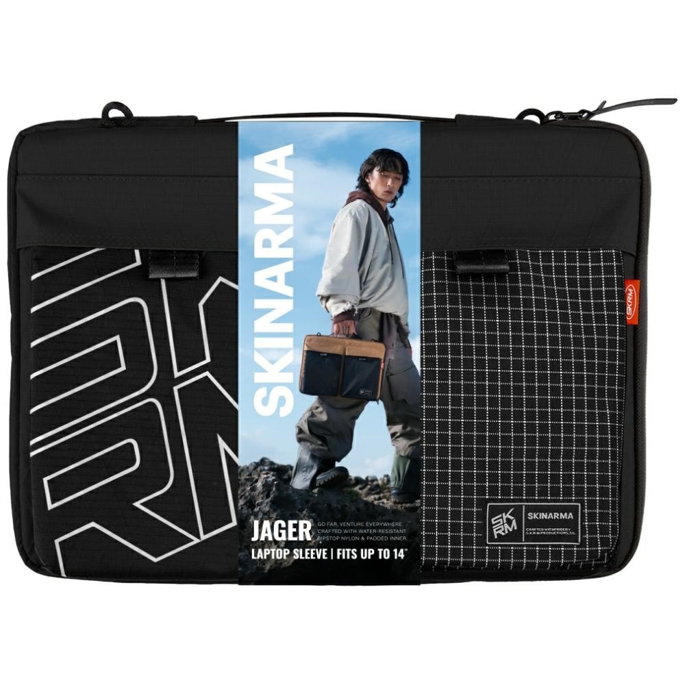 Torba laptop 14" Jager, Skinarma, neagra, 35.5x26x4cm