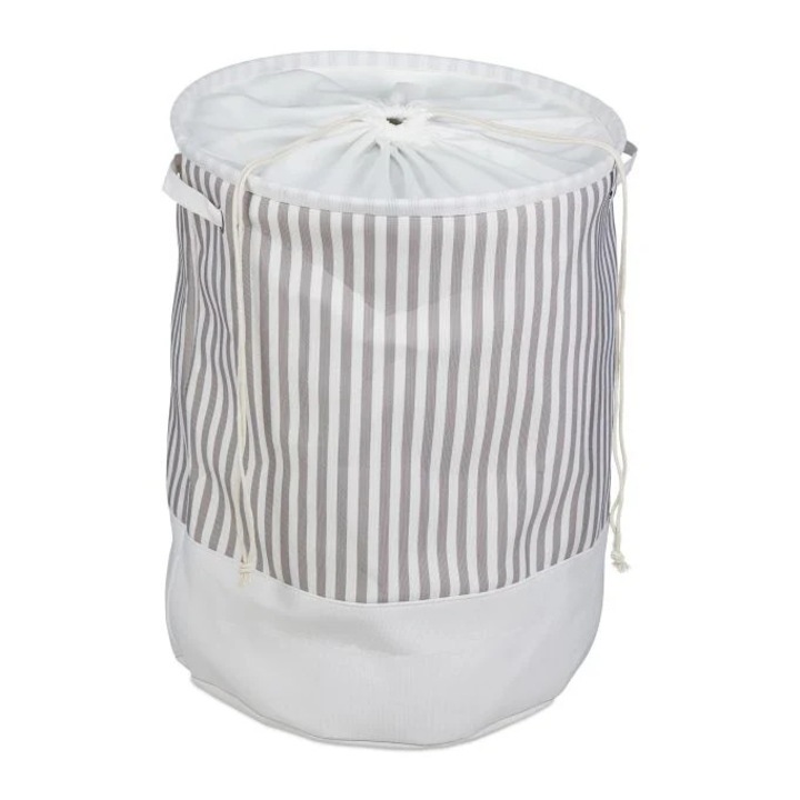 Раирана кошница за пране от плат