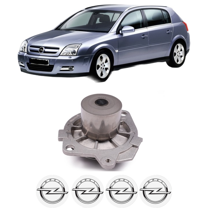 Pompa apa OPEL SIGNUM Hatchback (Z03) 1.9 CDTI (F48) din 2004-2008 KW 88 CP 120 CMC 1910, Auto, HEPU, 4x Stikere auto cu OPEL