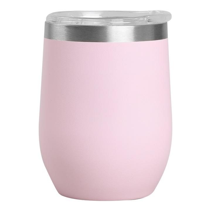 Termos FLAM 360ml, inox, roz