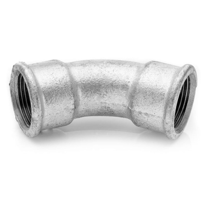 Fiting 1'', POLBERIS, 45 grade, zeliw ocynk, 30,3x30,8mm