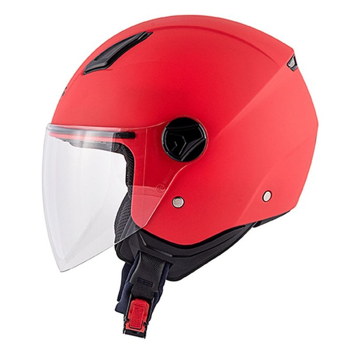 Casca Kappa KV28 EVO Solid Junior, rosie mat, 55/S, omologare ECE 22R06