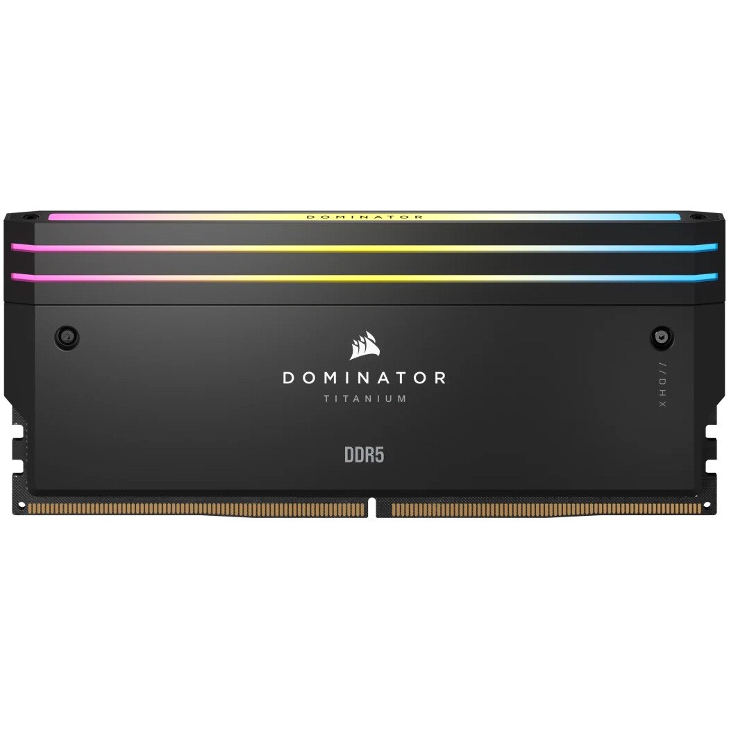 Memorie Corsair DOMINATOR TITANIUM RGB DDR5, 64GB, KIT 2x32GB