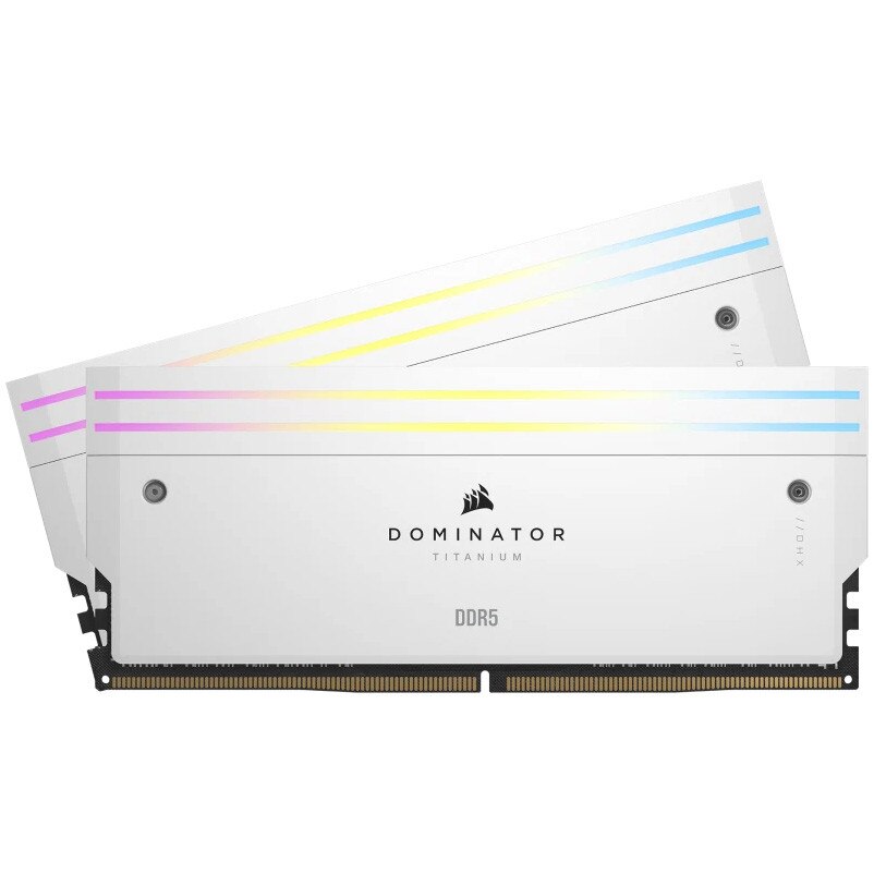 Memorie Corsair DOMINATOR TITANIUM RGB DDR5, 64GB, KIT 2x32GB