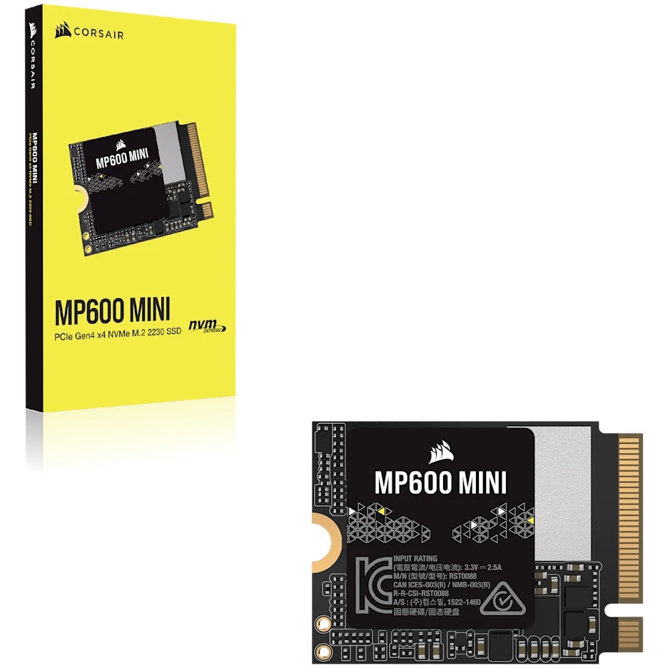 SSD Corsair MP600 MINI, 1TB, PCIe Gen4, NVMe M.2 2230 - eMAG.ro