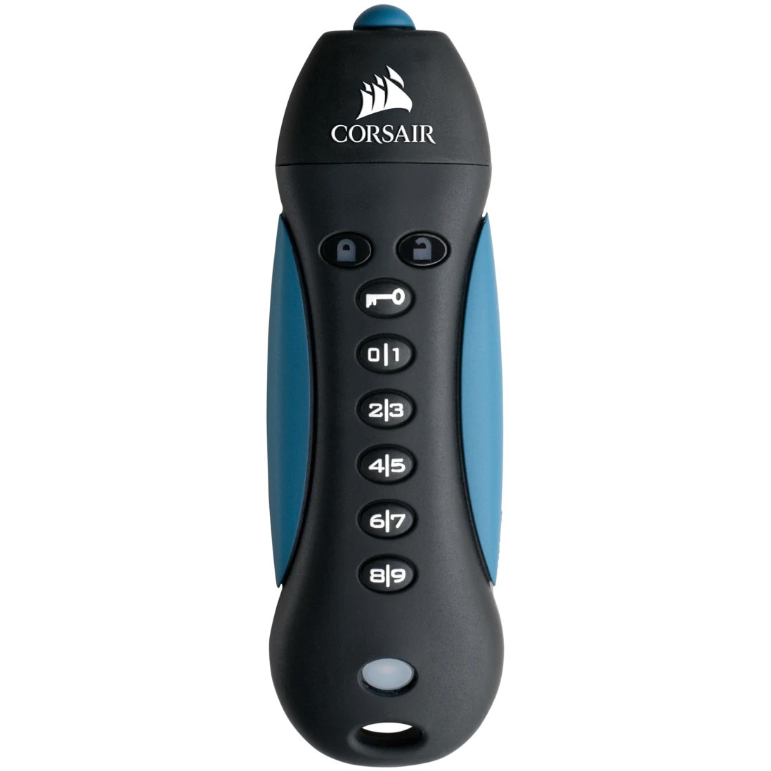 Stick USB Corsair Flash Padlock, USB 3.0, 256 GB, Negru/Albastru