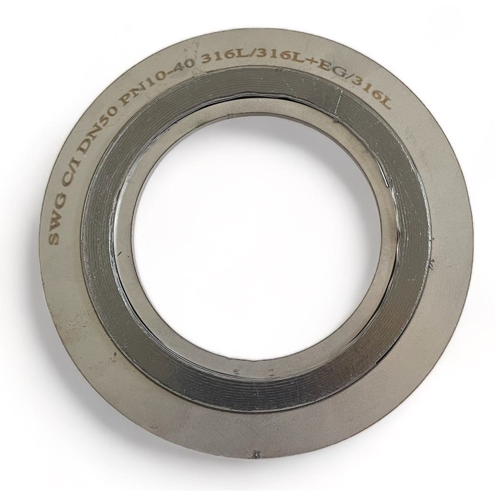 Polberis spiráltömítés, DN25 PN10-40, 316L