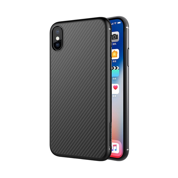 Iphone X tok Nillkin szintetikus szénszálas