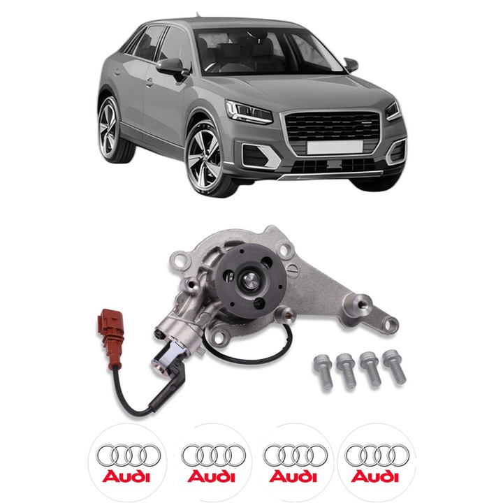 Pompa apa AUDI Q2 (GAB, GAG) 35 TDI quattro din 2019 KW 110 CP 150 CMC 1968, Auto, HEPU, 4x Stikere auto cu AUDI