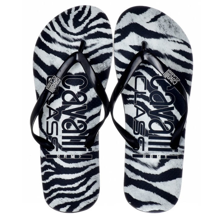 Slapi barbati, Cavalli, D000789-B001, negru/zebra, utilizare zilnica