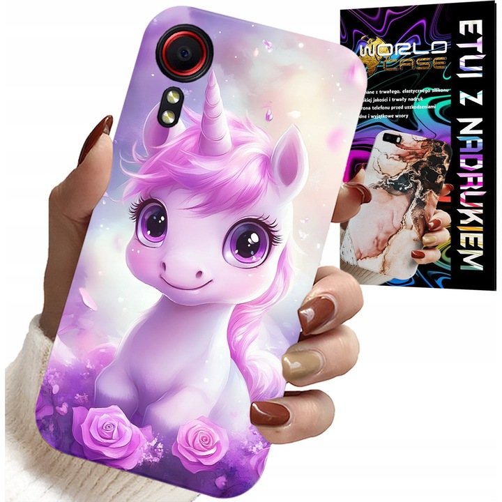 Samsung Galaxy Xcover 7 telefontok, World Case, egyedi design, szilikon, többszínű