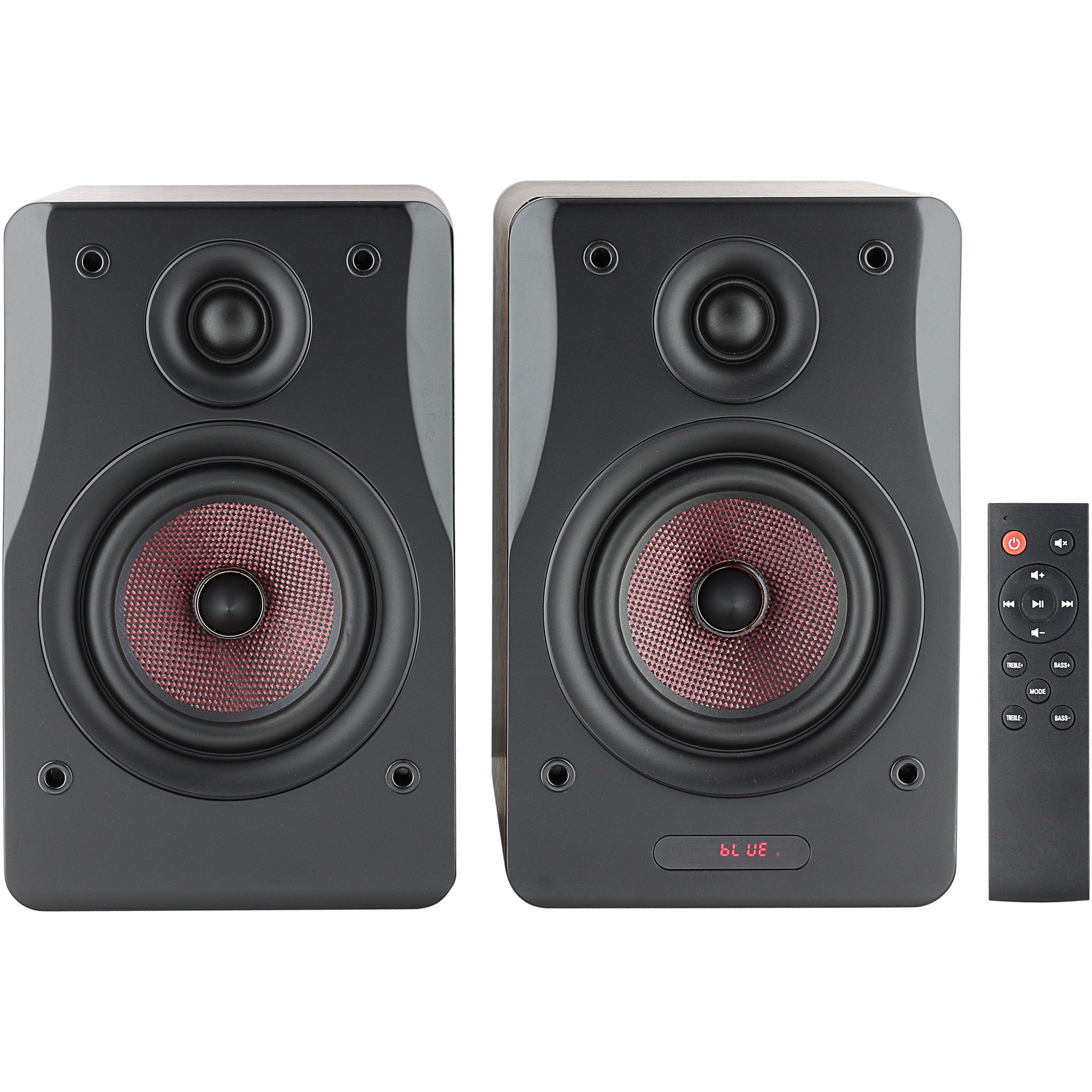 Boxe active Akai AHS-600A, 50W, Bluetooth, FM, Aux-In, Display LED, Negru/MDF