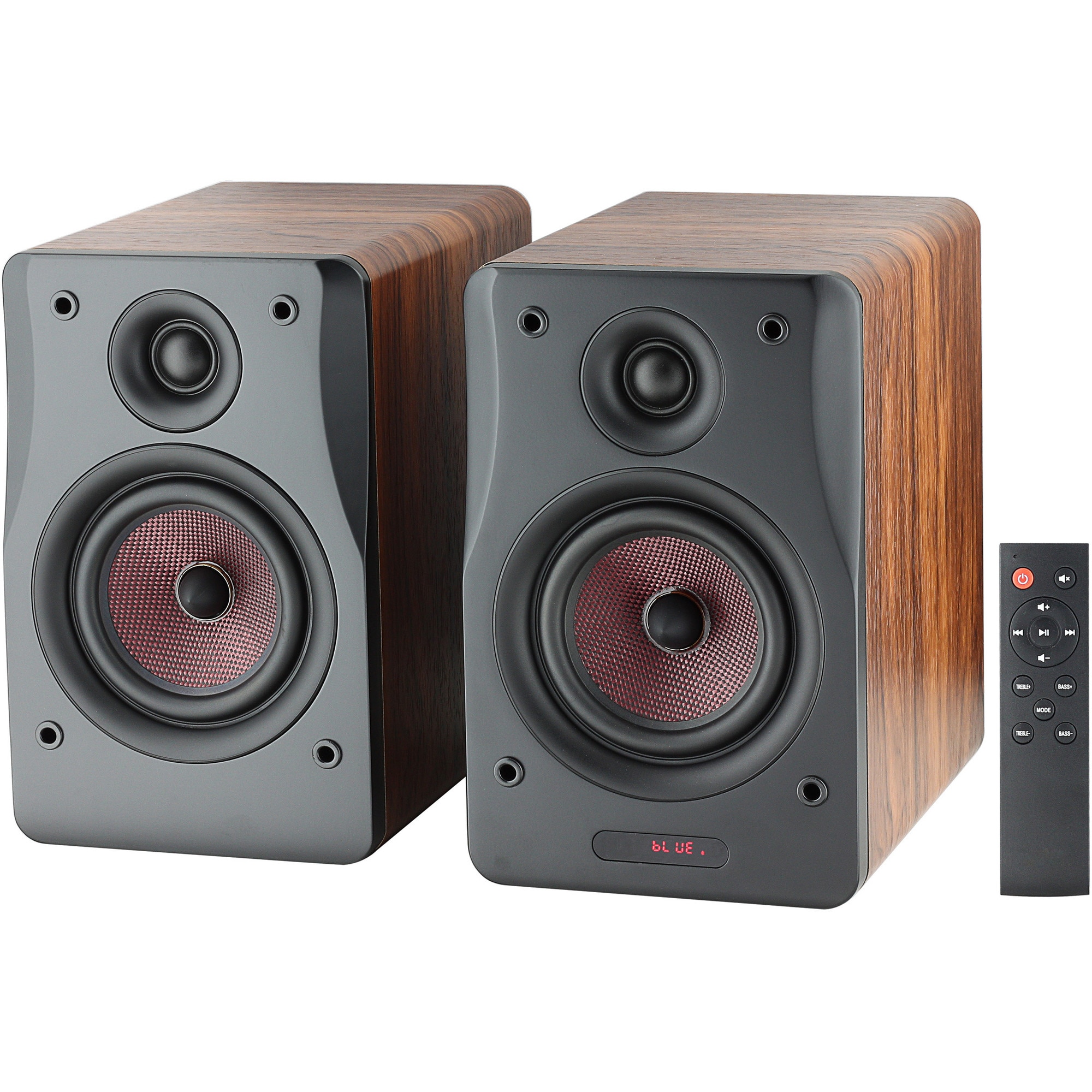 Boxe active Akai AHS-600A, 50W, Bluetooth, FM, Aux-In, Display LED, Negru/MDF