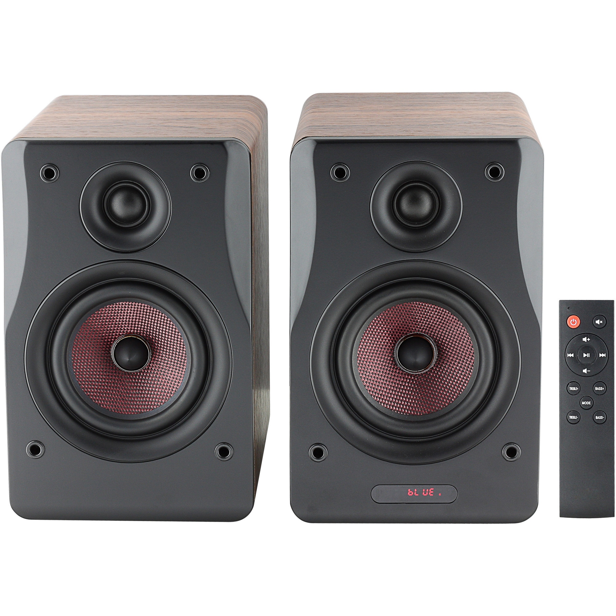 Boxe active Akai AHS-600A, 50W, Bluetooth, FM, Aux-In, Display LED, Negru/MDF
