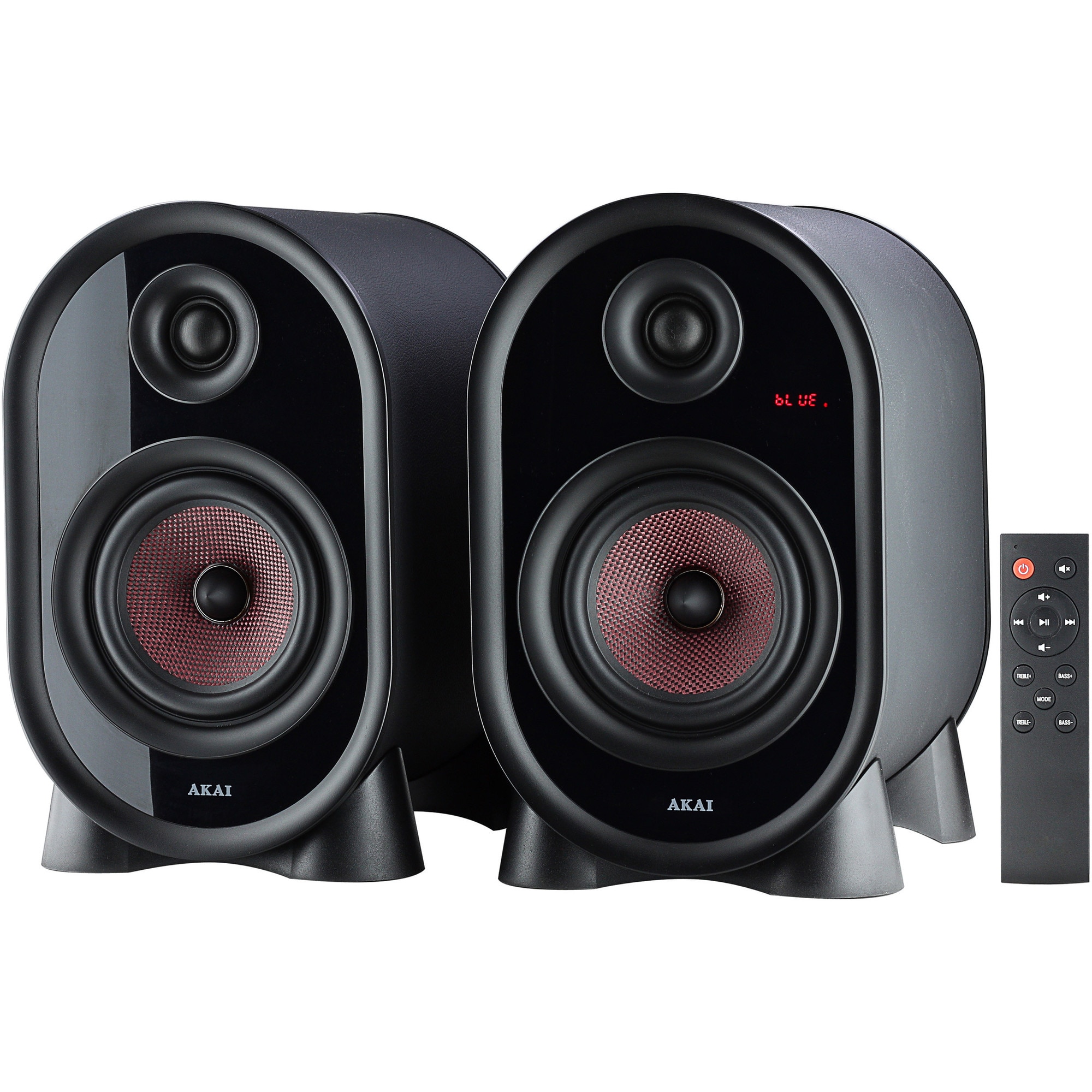 Boxe active Akai AHS-500A, 50W, Bluetooth, FM, Aux-In, USB, Negru