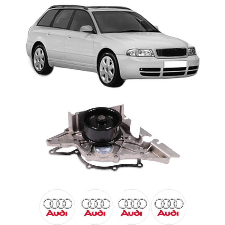 Pompa apa AUDI A4 B5 Avant (8D5) RS4 quattro din 2000-2001 KW 280 CP 380 CMC 2671, Auto, HEPU, 4x Stikere auto cu AUDI