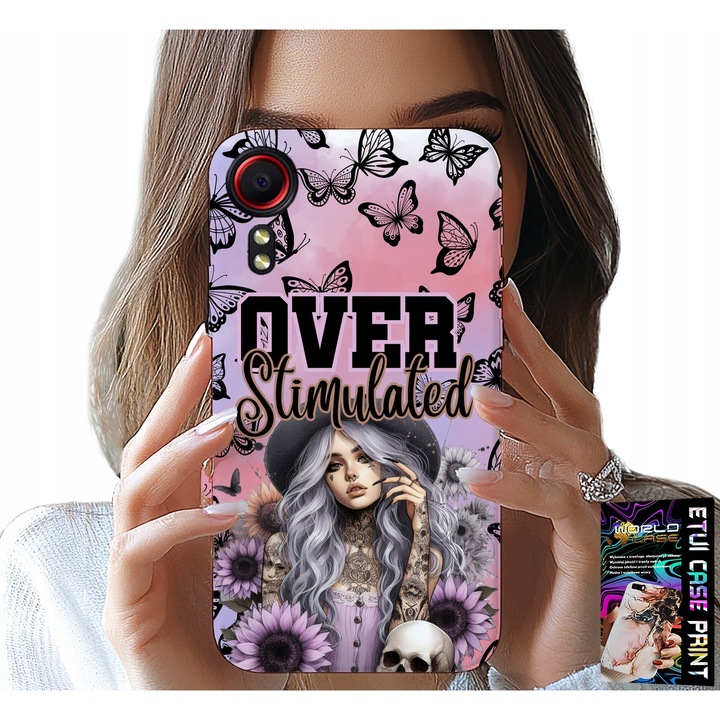 Carcasa pentru Samsung Galaxy Xcover 7, World Case, silicon, imprimare full color, model unic