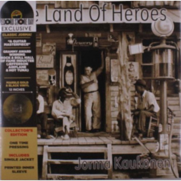 Jorma Kaukonen - The Land Of Heroes (Gold/Black Marble Vinyl) (Rsd 2022) (1Vinyl)
