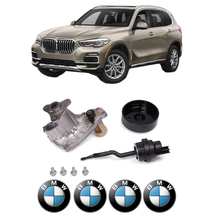 Pompa apa BMW Seria X5 (G05, F95) xDrive 30 d din 2018-2020 KW 195 CP 265 CMC 2993, Auto, HEPU, 4x Stikere auto cu BMW