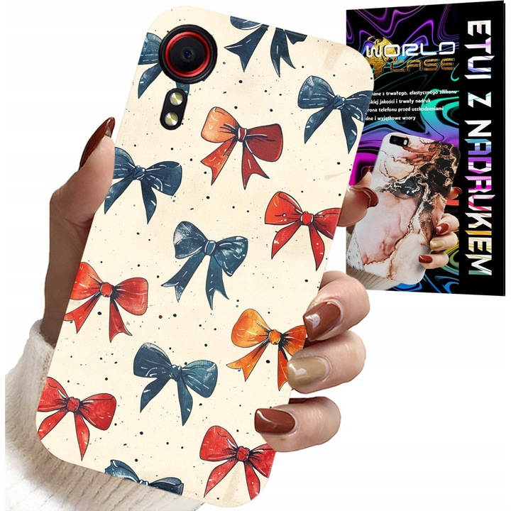 Telefontok, World Case, Samsung Galaxy XCover 7, színes design, szilikon