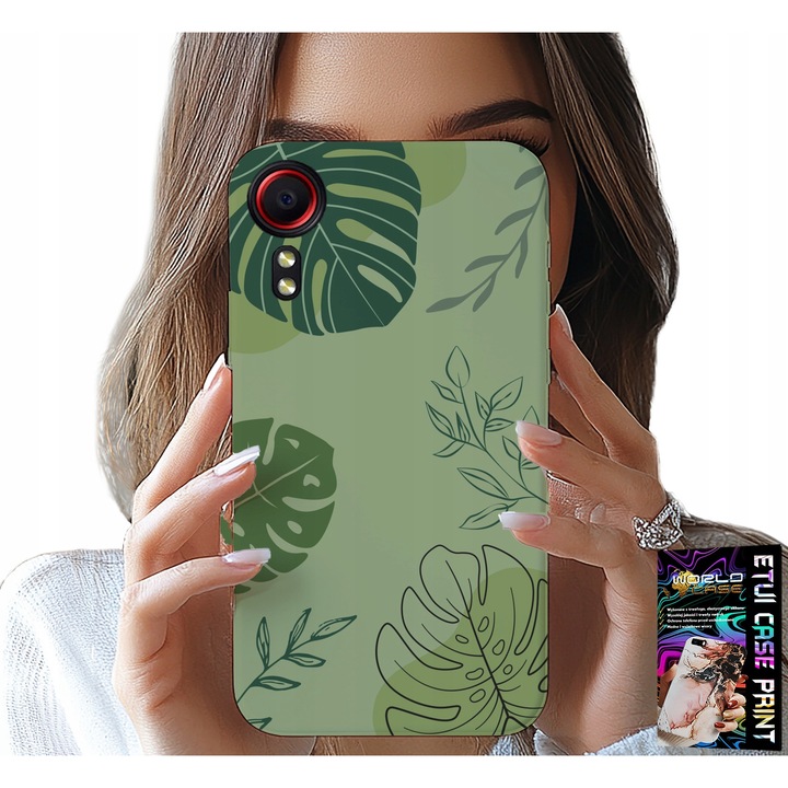 Husă telefon, World Case, Samsung Galaxy Xcover 7, verde, silicon
