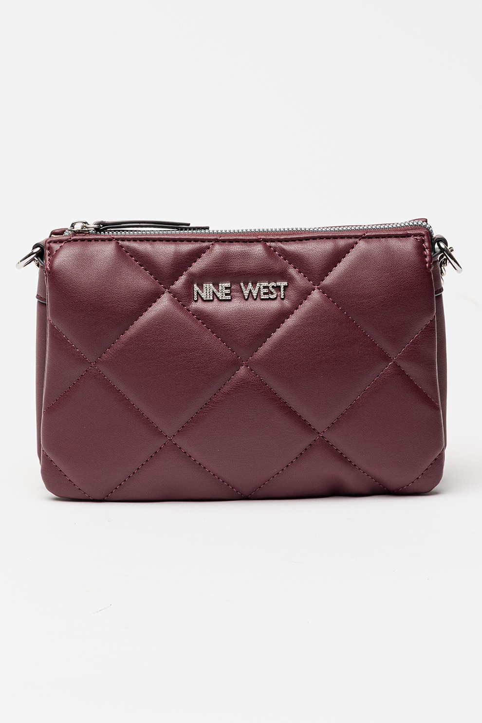 NINE WEST, Geanta crossbody cu aplicatie logo, Violet tyrian - eMAG.ro