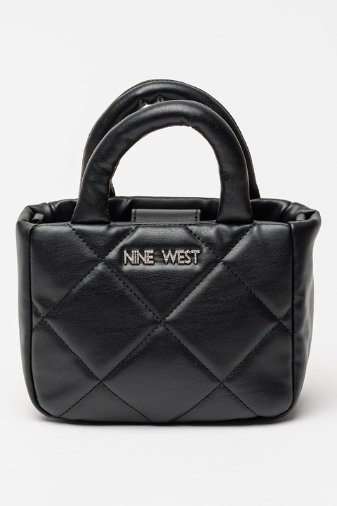 NINE WEST, Vállpántos kis kézitáska, Fekete