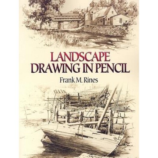 Landscape Drawing in Pencil, Frank M. Rines