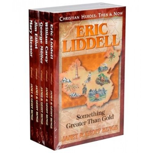 Christian Heroes Gift Set (6-10): Christian Heroes: Then & Now, Geoff Benge (Author)