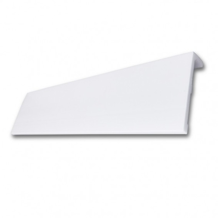 Cornisa masca galerie, tip bagheta decorativa, duropolimer, alba, 200x2.5x9.5cm, 2 ml/bax, Decosa L95