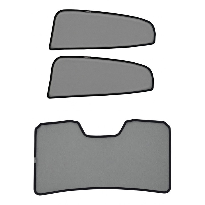 Set 3 perdele auto magnetice premium compatibile Dacia Logan III 2021-