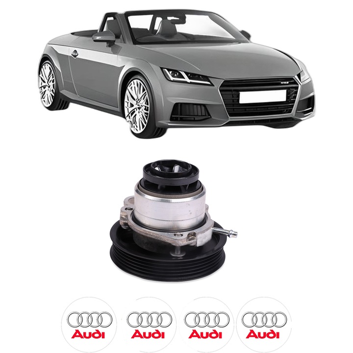 Pompa apa AUDI TT Roadster (FV9, FVR) 2.5 RS TFSI quattro din 2016 KW 294 CP 400 CMC 2480, Auto, HEPU, 4x Stikere auto cu AUDI