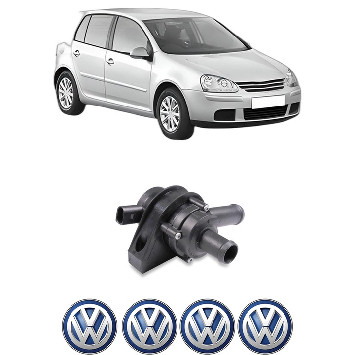 Pompa apa Volkswagen GOLF V (1K1) 1.4 TSI din 2006-2008 KW 103 CP 140 CMC 1390, Auto, HEPU, 4x Stikere auto cu Volkswagen