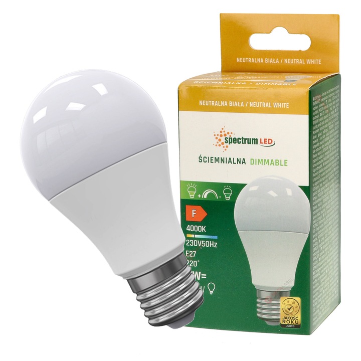 LED крушка E27 димируема 11W, неутрална светлина NW WOJ+14376_11W SPECTRUM LED