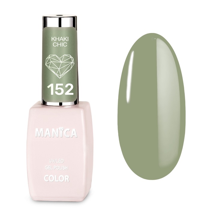 Oja hibrida Manica 10ml, culoare khaki chic