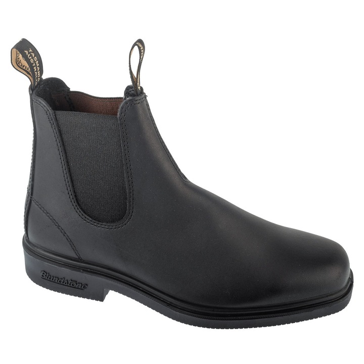 Ghete Chelsea, Blundstone Elastic Sided Boot Dress 1063, Negru
