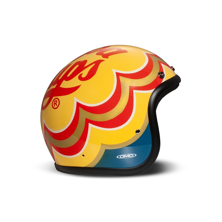 DMD Retro motoros sisak, többszínű, XL