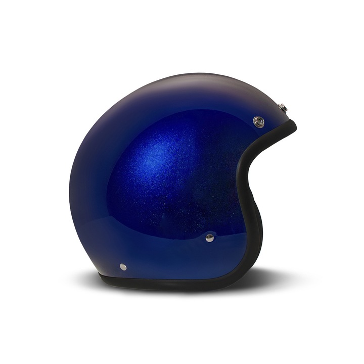 Casca moto DMD Retro, s&ouml;t&eacute;tk&eacute;k f&eacute;nyes, L m&eacute;ret, vintage design, maxim&aacute;lis k&eacute;nyelem