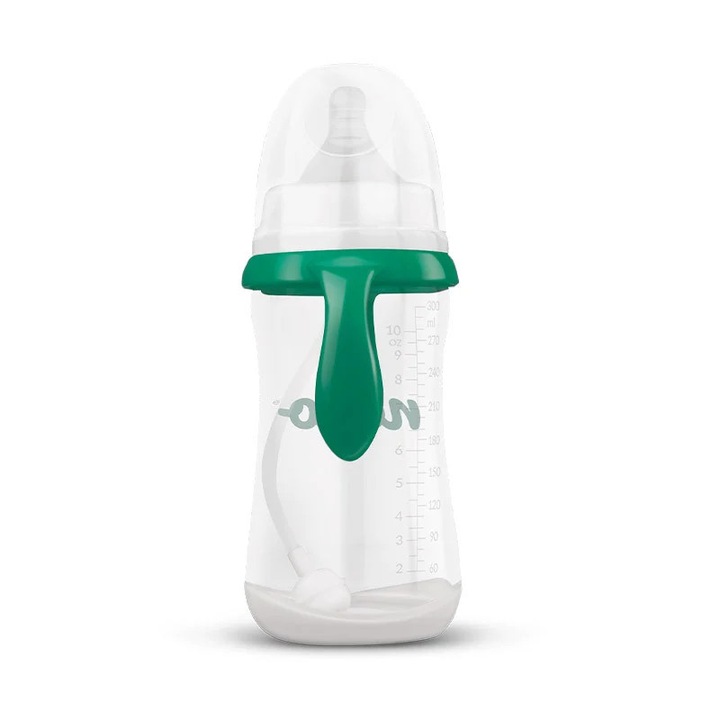Cumisüveg szilikon cumival gyerekeknek, Neno, 240 ML