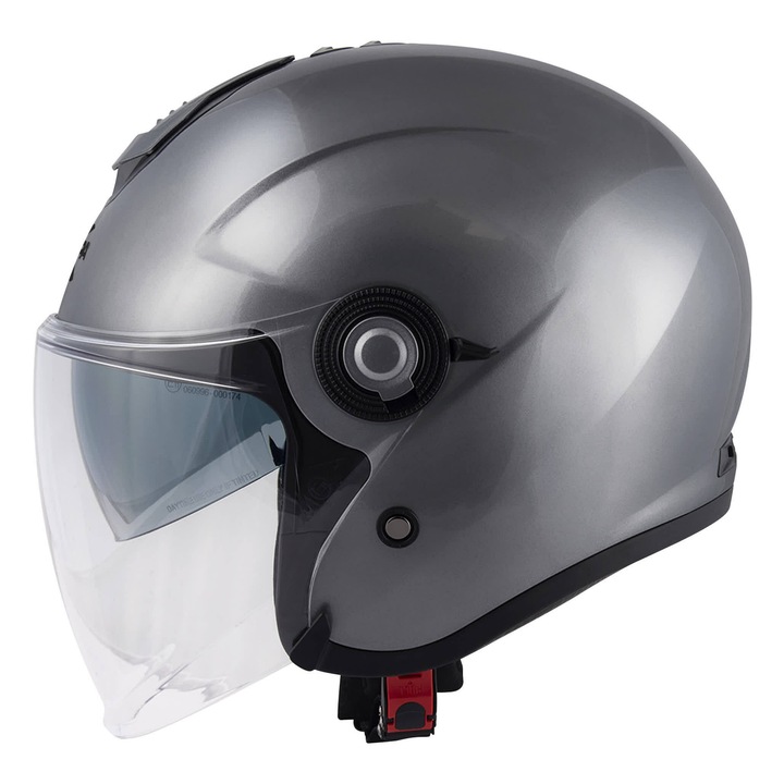 Casca moto KAPPA KV35 Double Visor, szürke, S-es méret, könnyű design, optimalizált szellőzőrendszer
