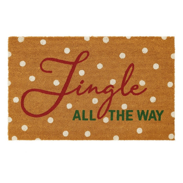 Karácsonyi lábtörlő Home Styling Collection, 59x39cm, kókuszrost, 2. modell